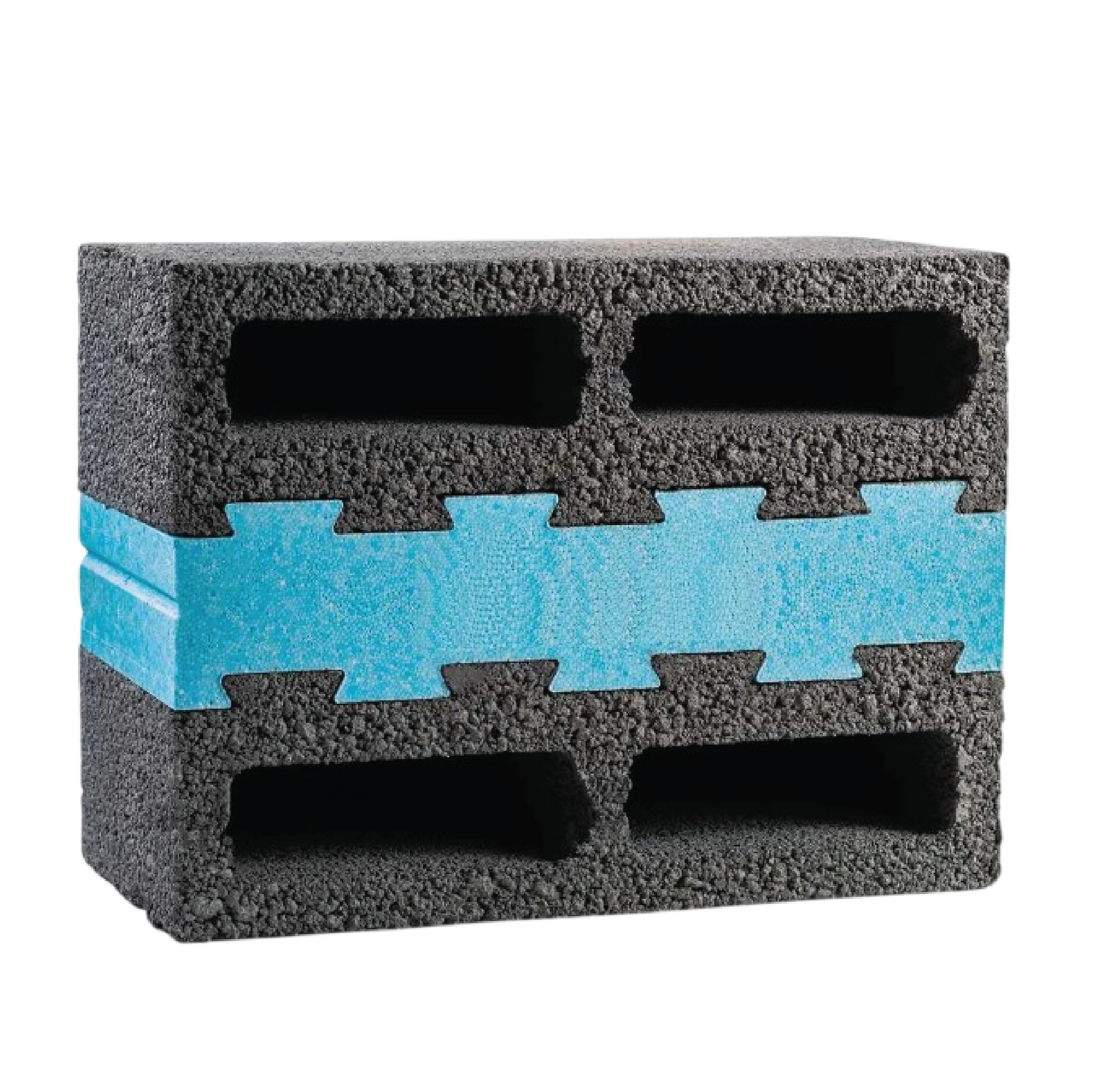 Blue Sandwich Thermal Volcanic Block 302040